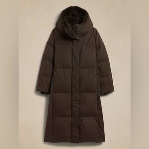 Banana Republic Brown Puffer Coat